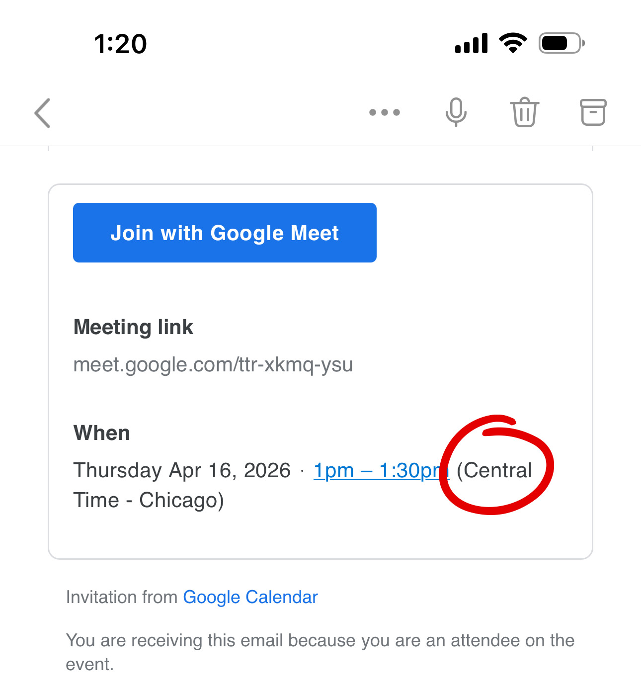 google meeting