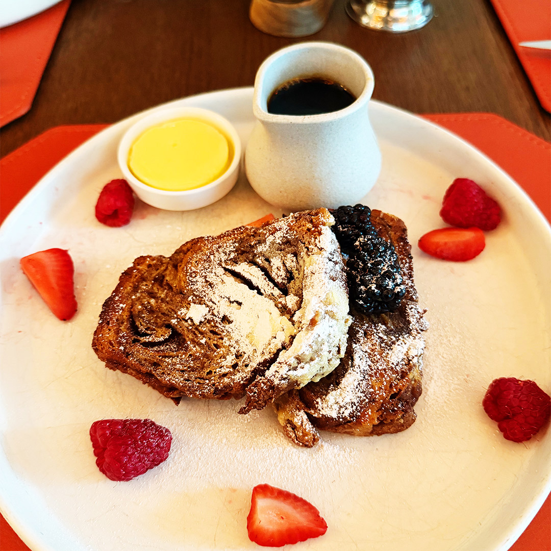 cinnamon babka french toast