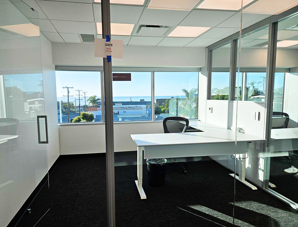 corner office ocean view