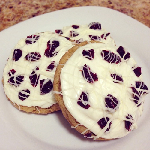 cranberry bliss cookies