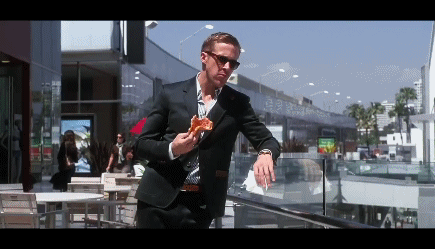 crazy stupid love ryan gosling eating pizza