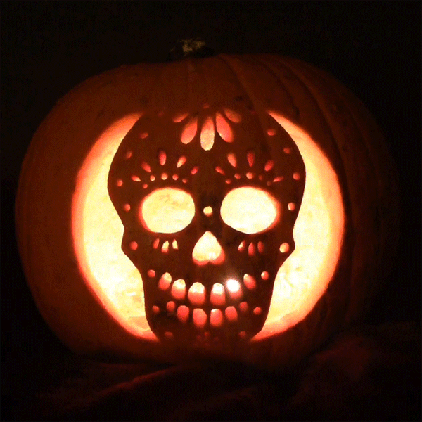 dia de los muertos - day of the dead - pumpkin carving - sugar skull - coco movie