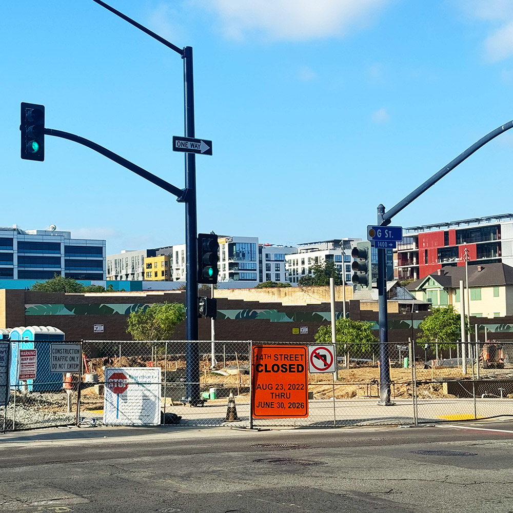 downtown san diego road closure