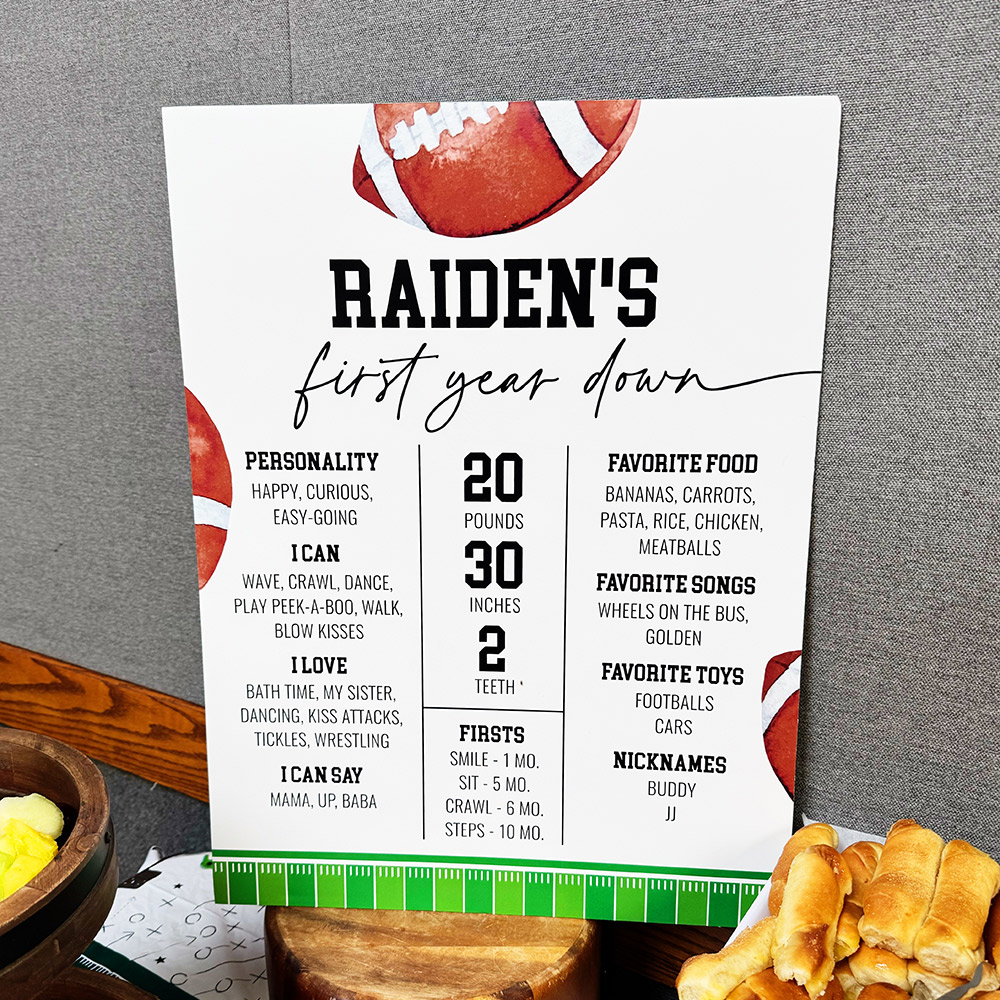 football themed birthday