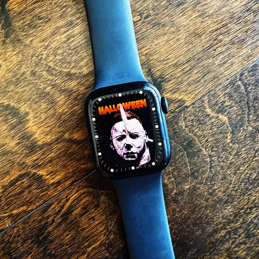 halloween michael myers apple watch face