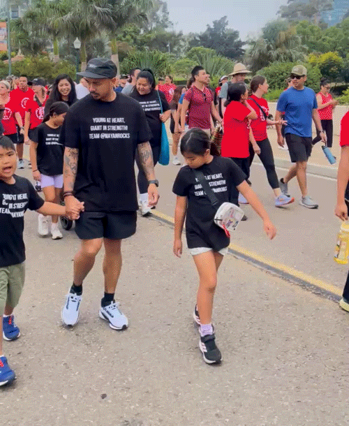 heart and stroke walk