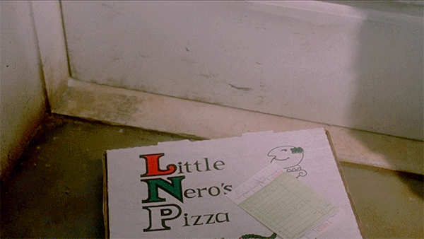 home alone - a lovely cheese pizza