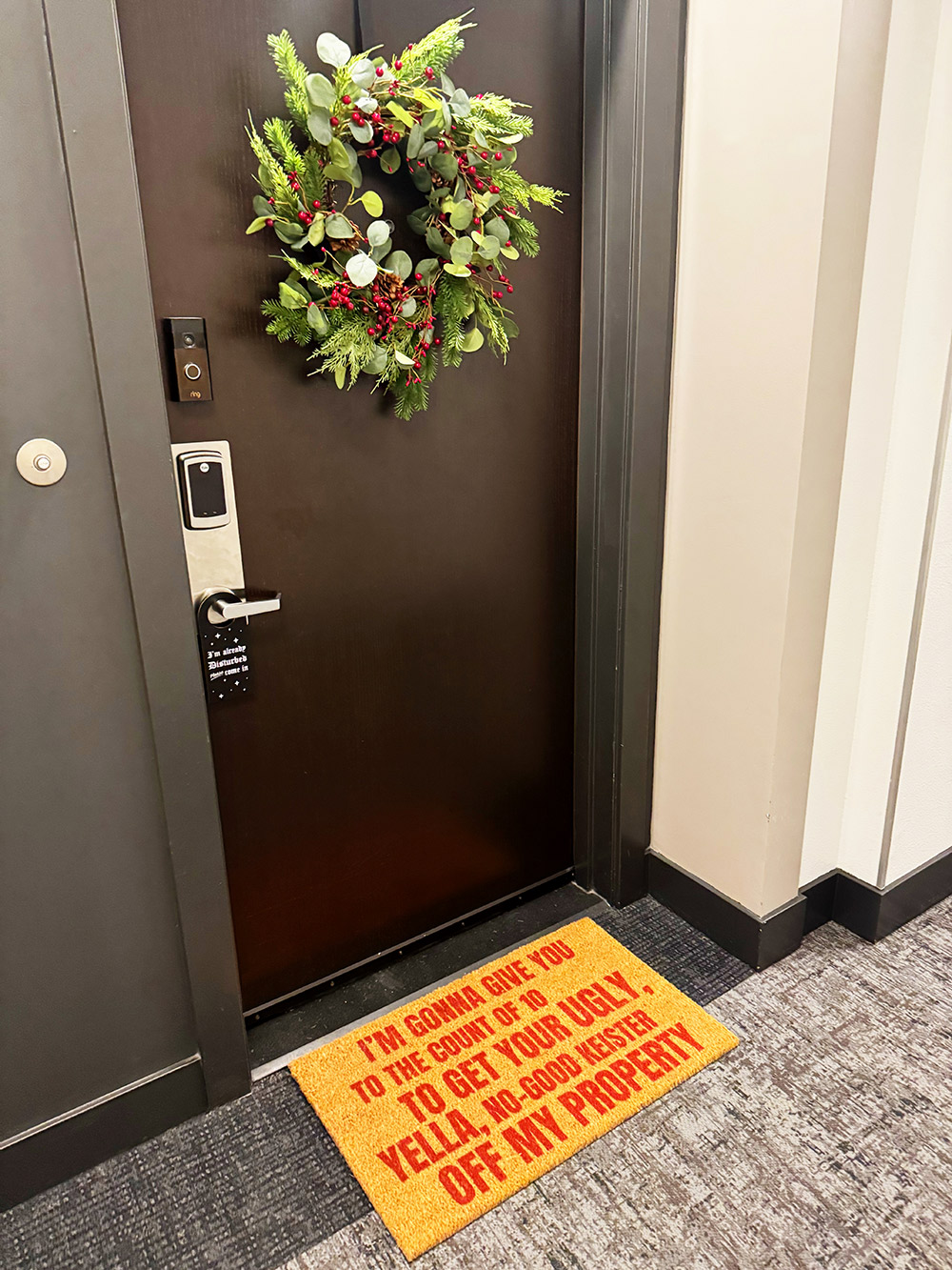 home alone door mat