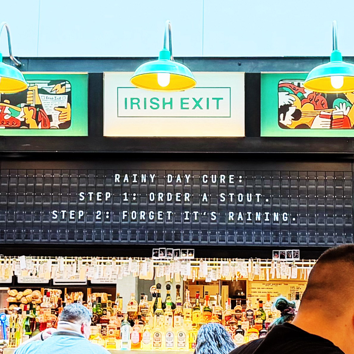 irish exit penn station