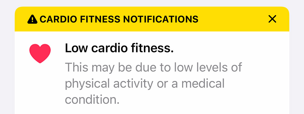 my fitness pal notification