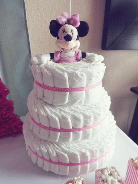 minnie mouse baby shower pink dessert table kids birthday party disney