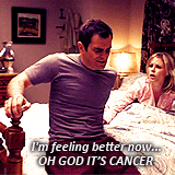 modern family phil dunphy sick cancer death is coming