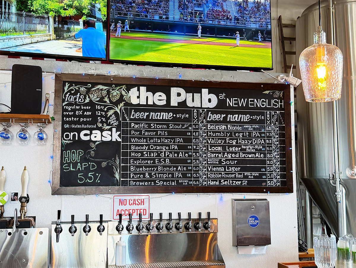 new english brewing beer list