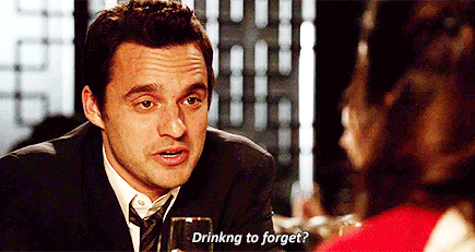 drinking to forget? that's my sweet spot - nick miller - new girl