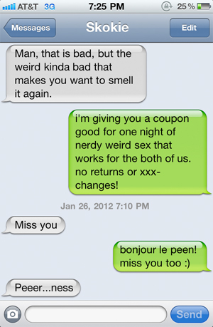 new girl text