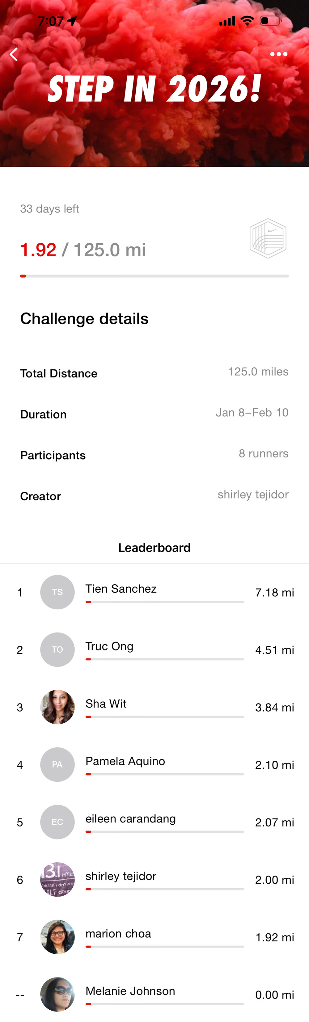 nike run club challenge