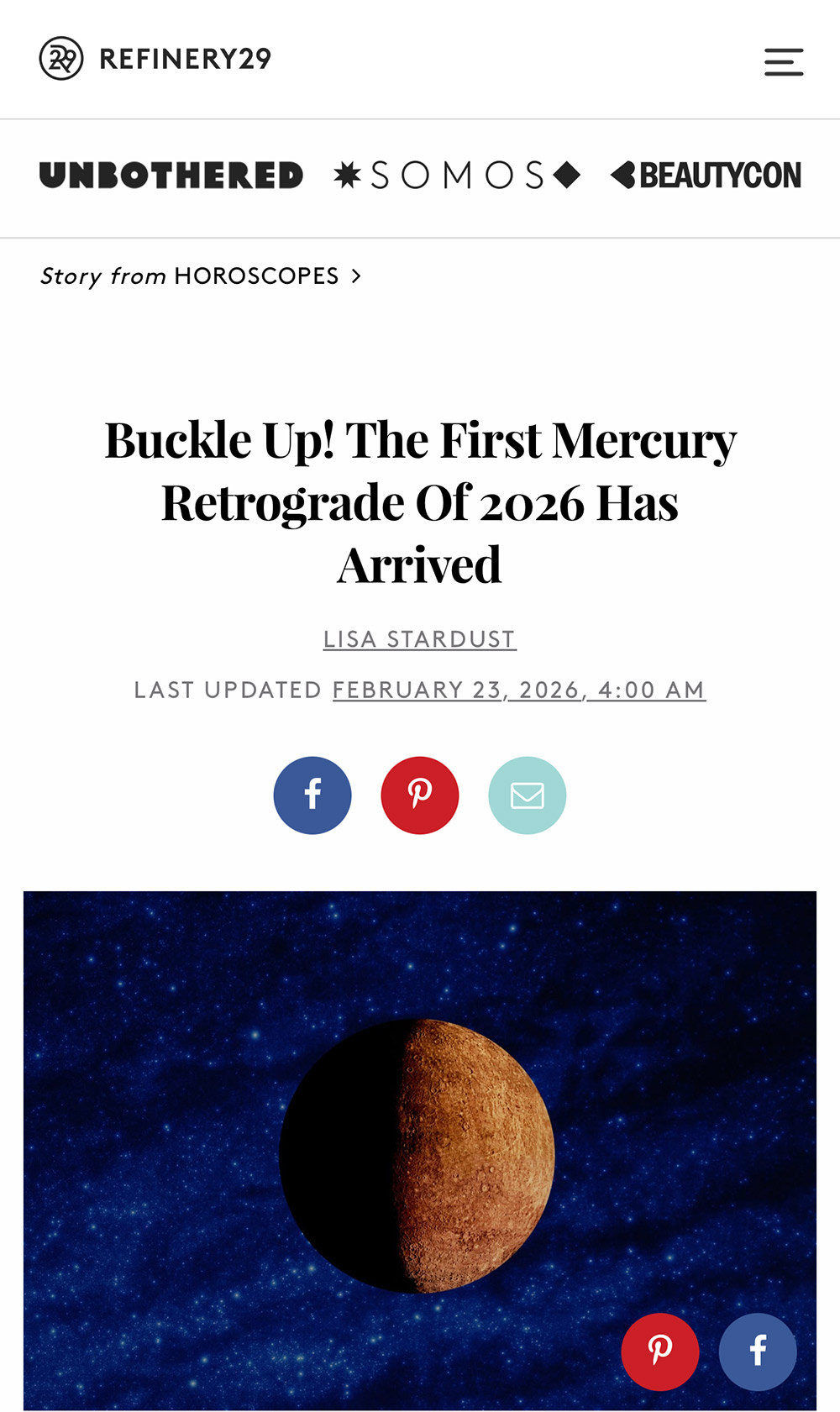 mercury retrograde