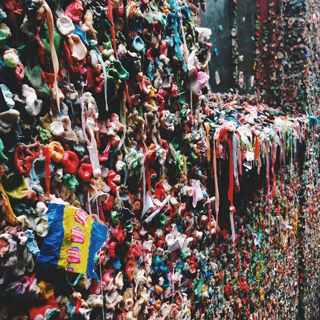 post alley gum wall