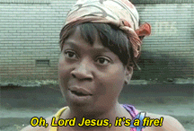 kitchen fire - oh lord jesus it's a fire - sweet brown