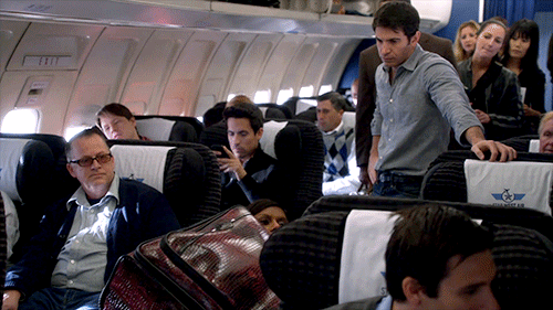 the mindy project - santa fe - luggage gif