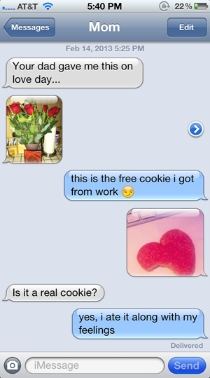 valentine's day text message
