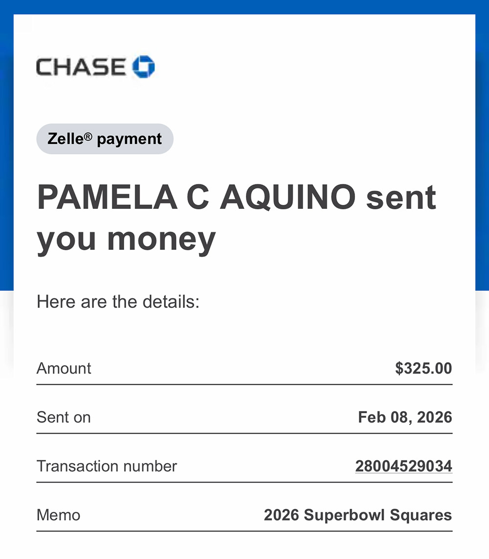zelle superbowl squares